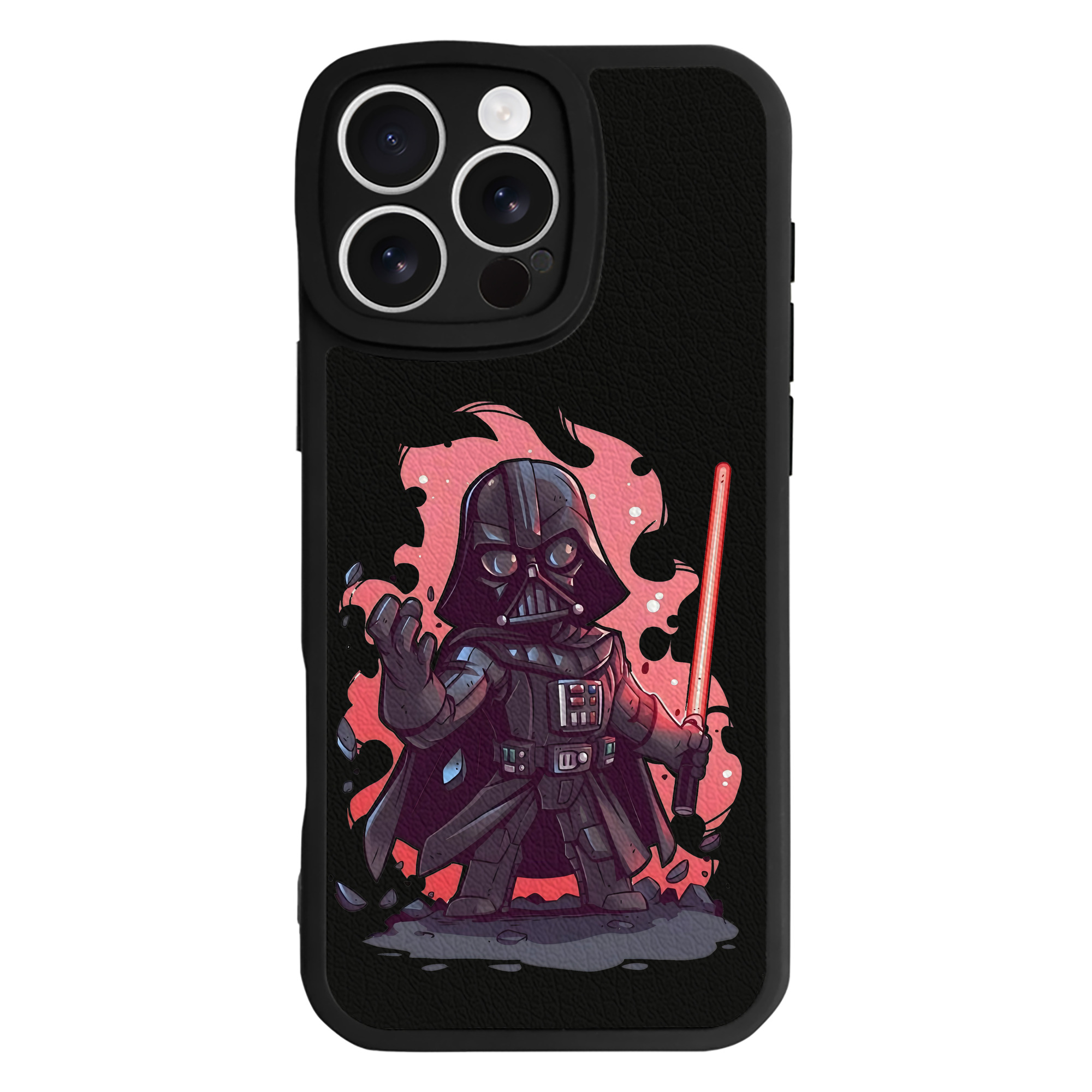 （画像用） スター・ウォーズ Star Wars 【iPhone 16シリーズ対応】シリコンスマホケース（レザー調） 材質：シリコン